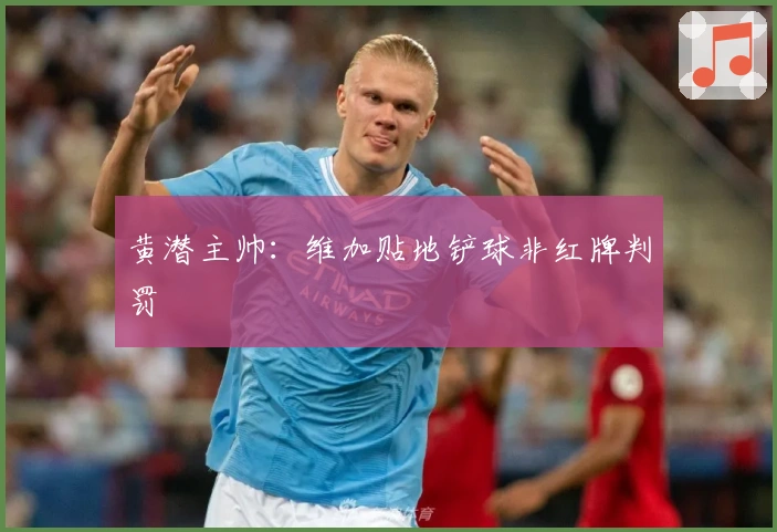 黄潜主帅：维加贴地铲球非红牌判罚